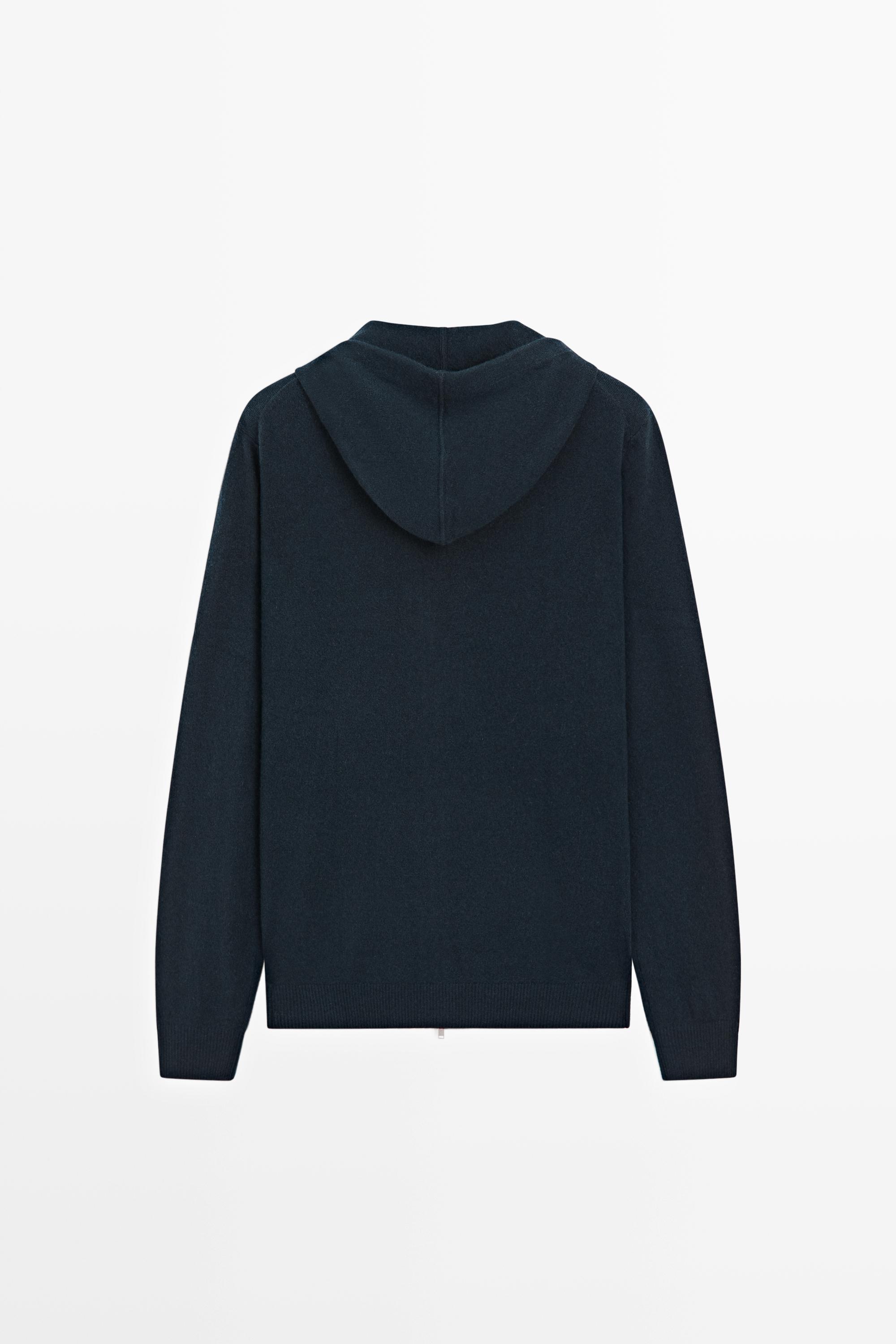 Cardigan à capuche 100 % cachemire